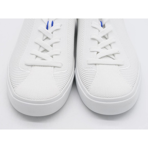 Rothy's Lace Up Sneakers Womens 9 White Recycled Knit Low Top Casual Shoes - Picture 7 of 11
